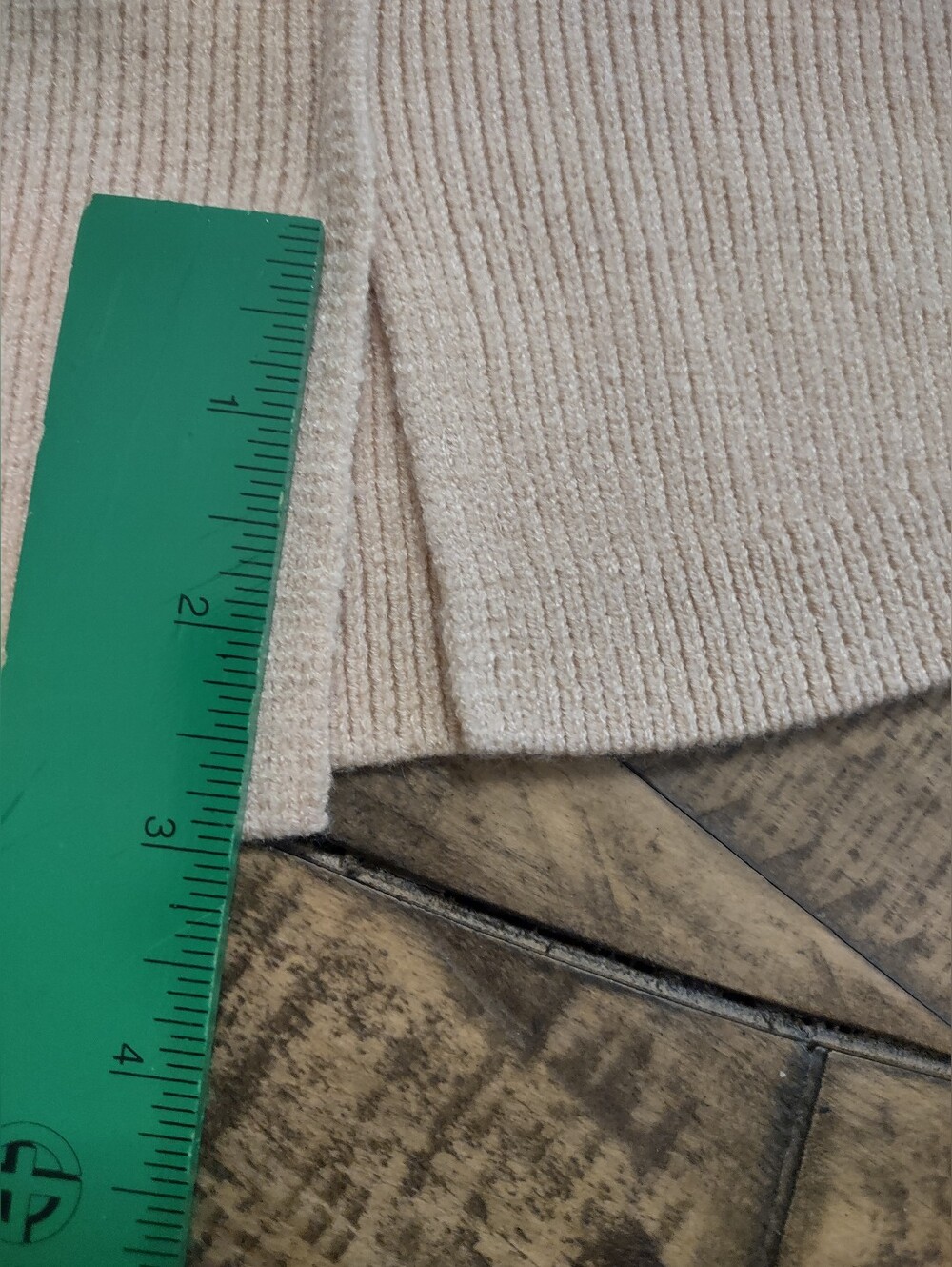 Gianni Bini Ribbed Knit Dress in Light Tan - Picture 4 of 4